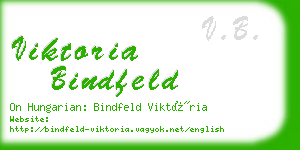 viktoria bindfeld business card